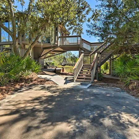 Airy Treehouse With Bikes Walk To Harbour Town! Vila Hilton Head Island Exterior foto