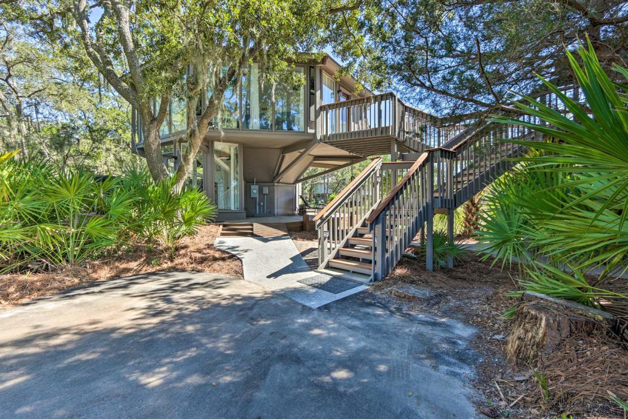 Airy Treehouse With Bikes Walk To Harbour Town! Vila Hilton Head Island Exterior foto