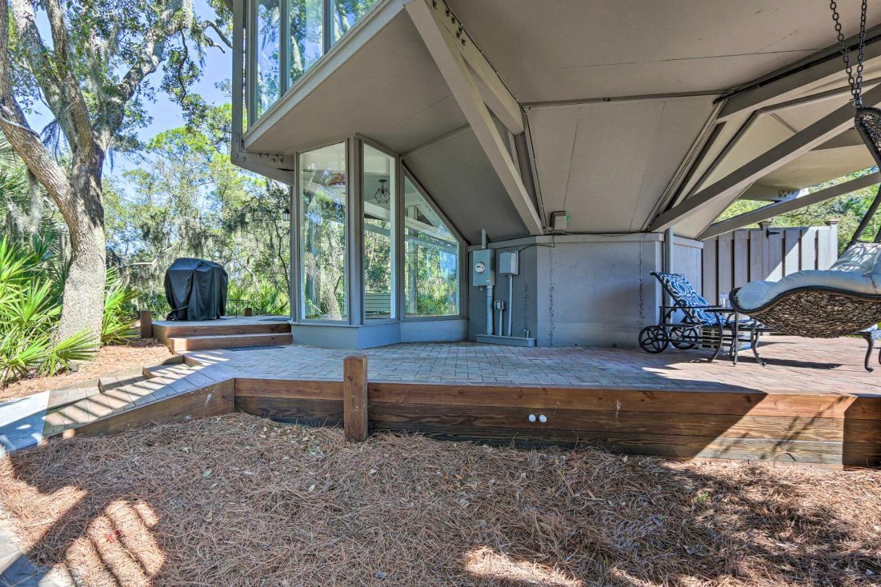 Airy Treehouse With Bikes Walk To Harbour Town! Vila Hilton Head Island Exterior foto