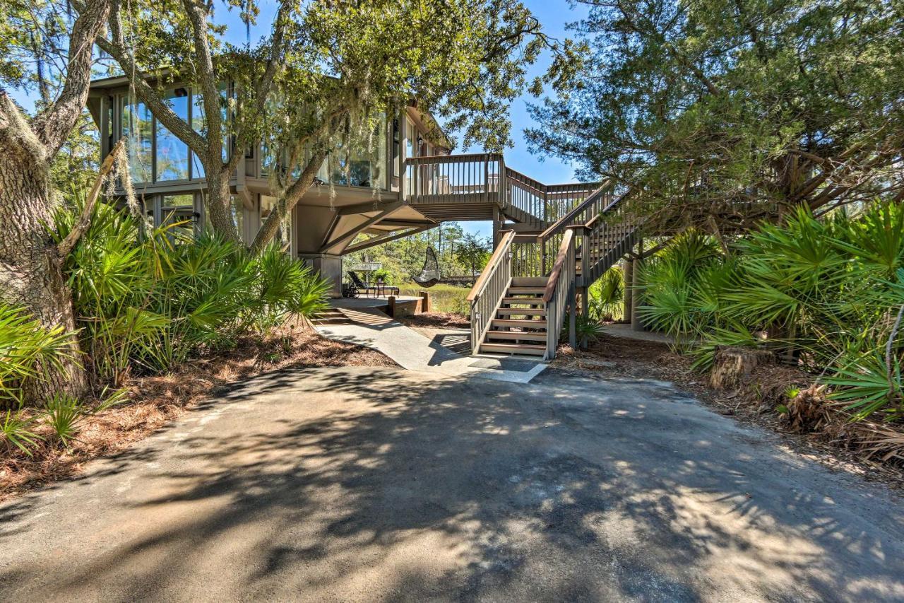 Airy Treehouse With Bikes Walk To Harbour Town! Vila Hilton Head Island Exterior foto